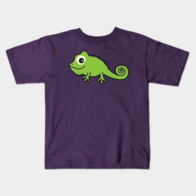 Chameleon Kids T-Shirt by katelein